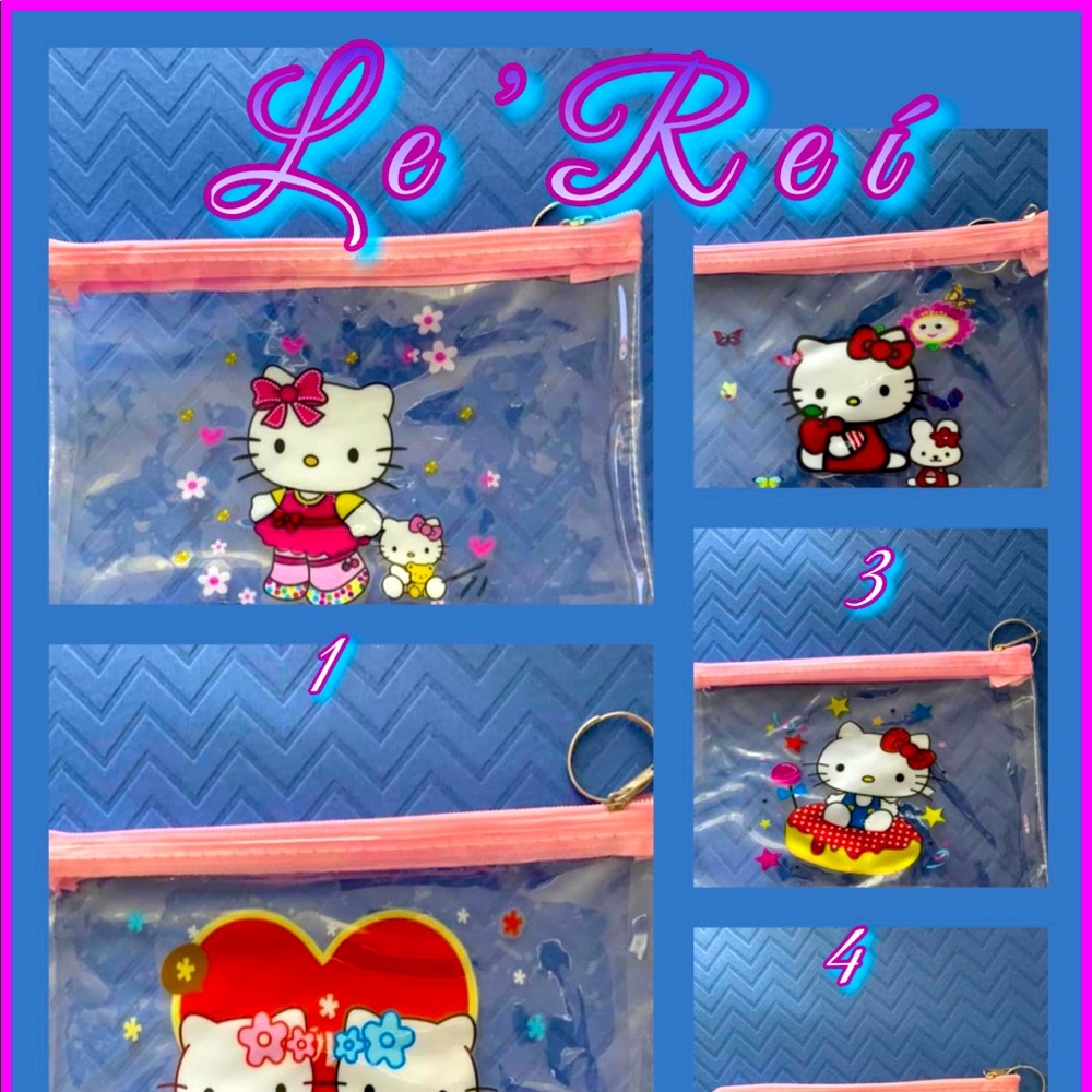 Cute kits clear wristlets
